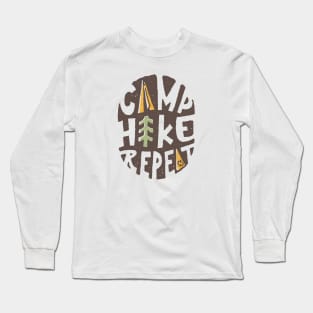 Camp Hike Repeat Long Sleeve T-Shirt